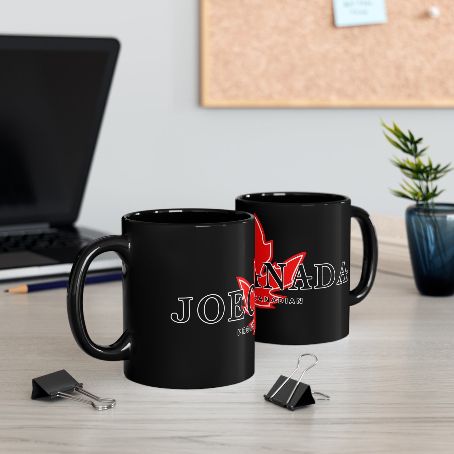 JoeCanada..11oz Black Mug