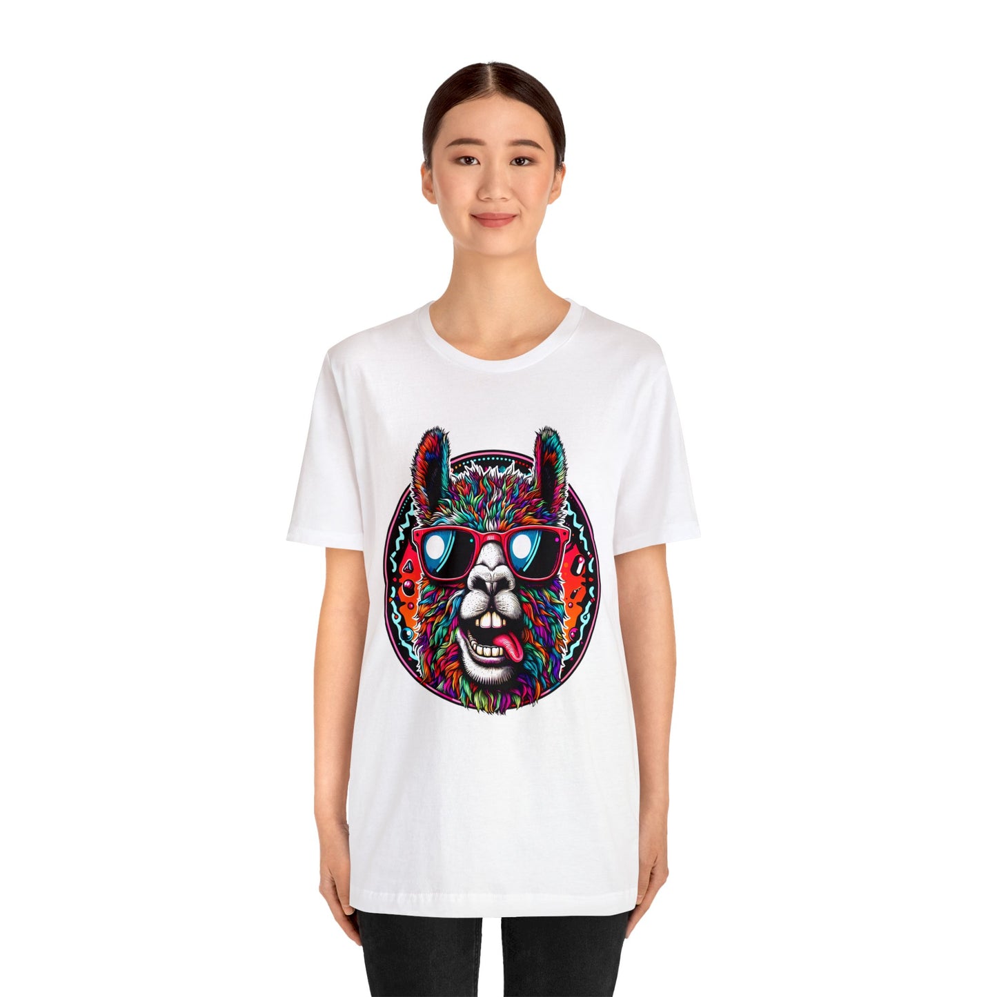 Mamma Llama..Unisex Jersey Short Sleeve Tee