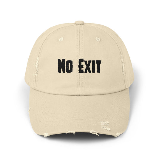 NO EXIT,BABY Unisex Distressed Cap