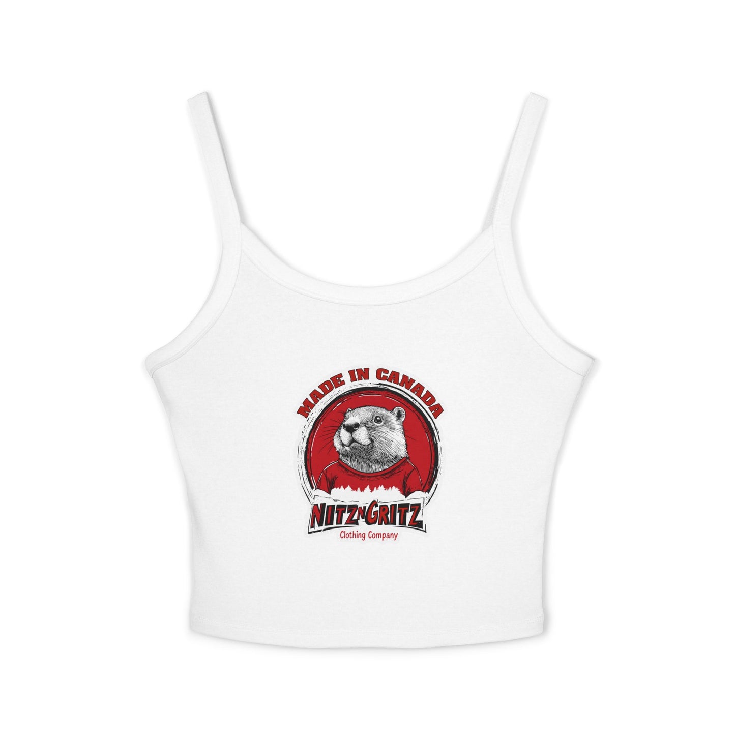 NitznGritz Made in Canada Women's Spaghetti Strap Tank Top