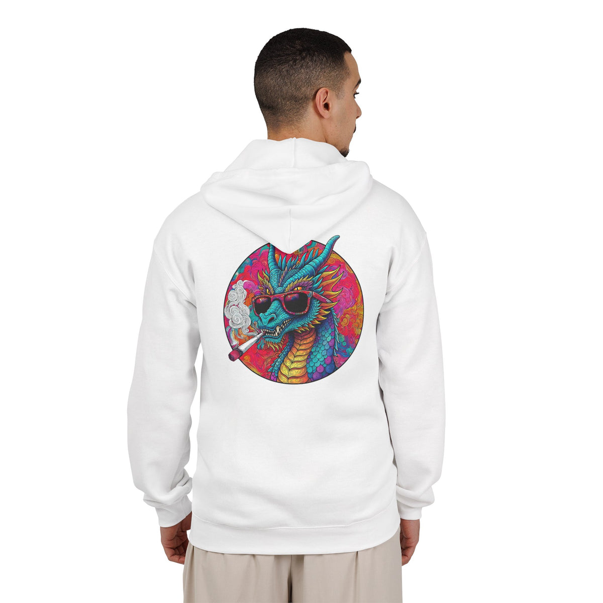Dragon Puffer Unisex Heavy Blend™ Full Zip Hooded Sweatshirt