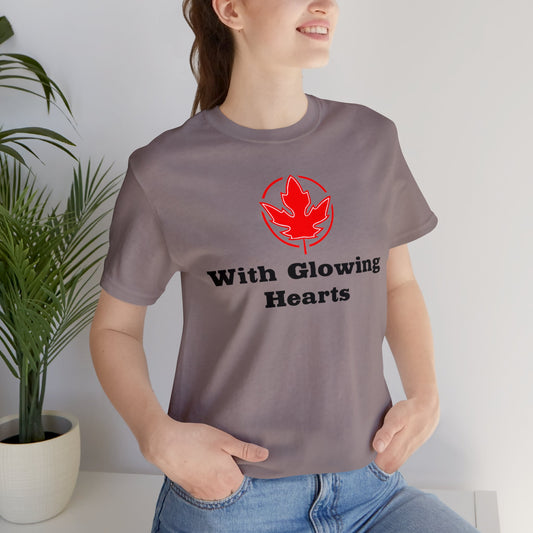 With Glowing ..Unisex Jersey Short Sleeve Tee