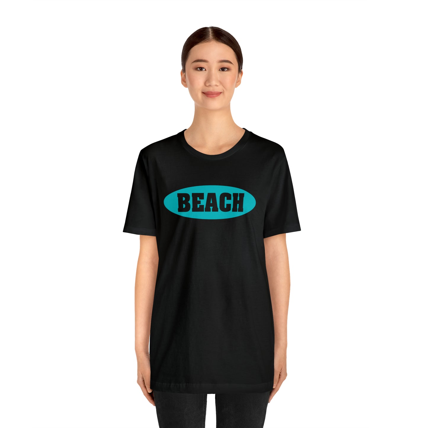 BEACH..Unisex Jersey Short Sleeve Tee
