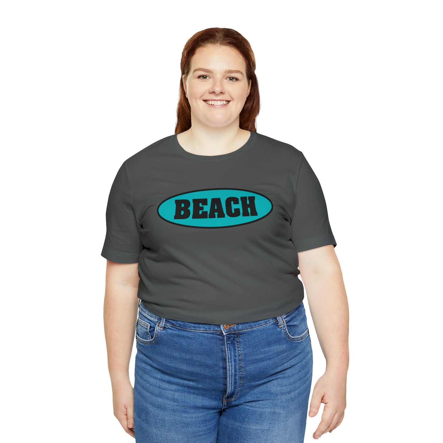 BEACH..Unisex Jersey Short Sleeve Tee