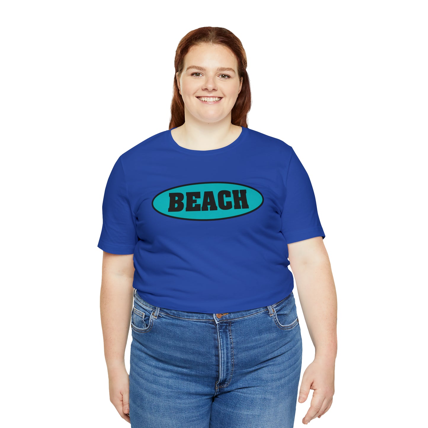 BEACH..Unisex Jersey Short Sleeve Tee