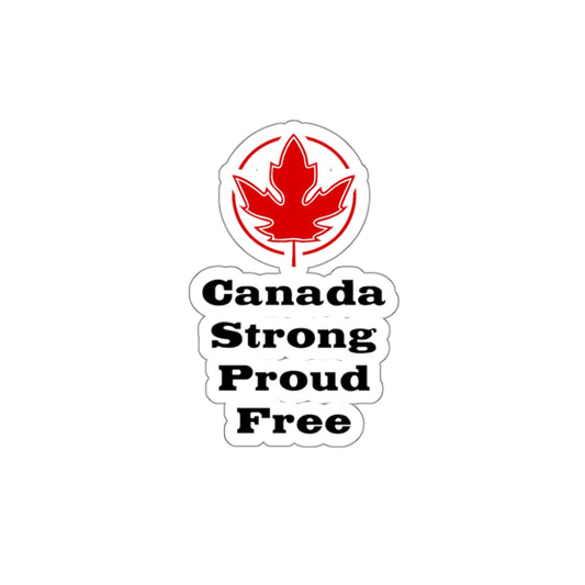Canada Strong Proud Die-Cut Stickers