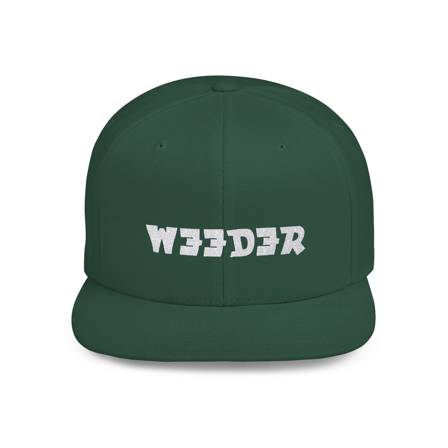 Weeder wear Flat Bill Snapback