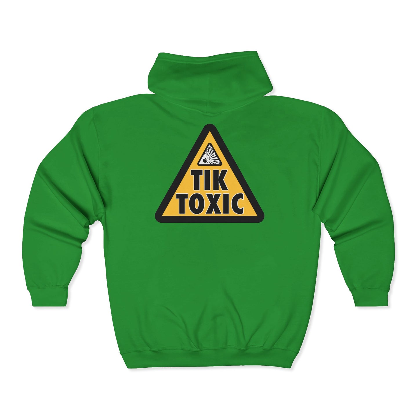 A Tik Toxic Unisex Heavy Blend™ Full Zip Hooded Sweatshirt