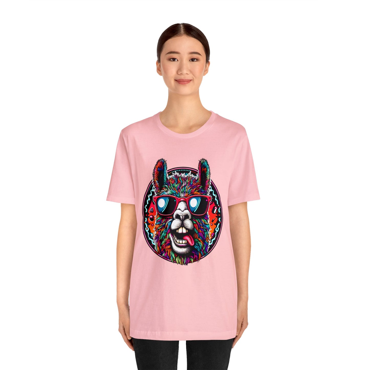 Mamma Llama..Unisex Jersey Short Sleeve Tee