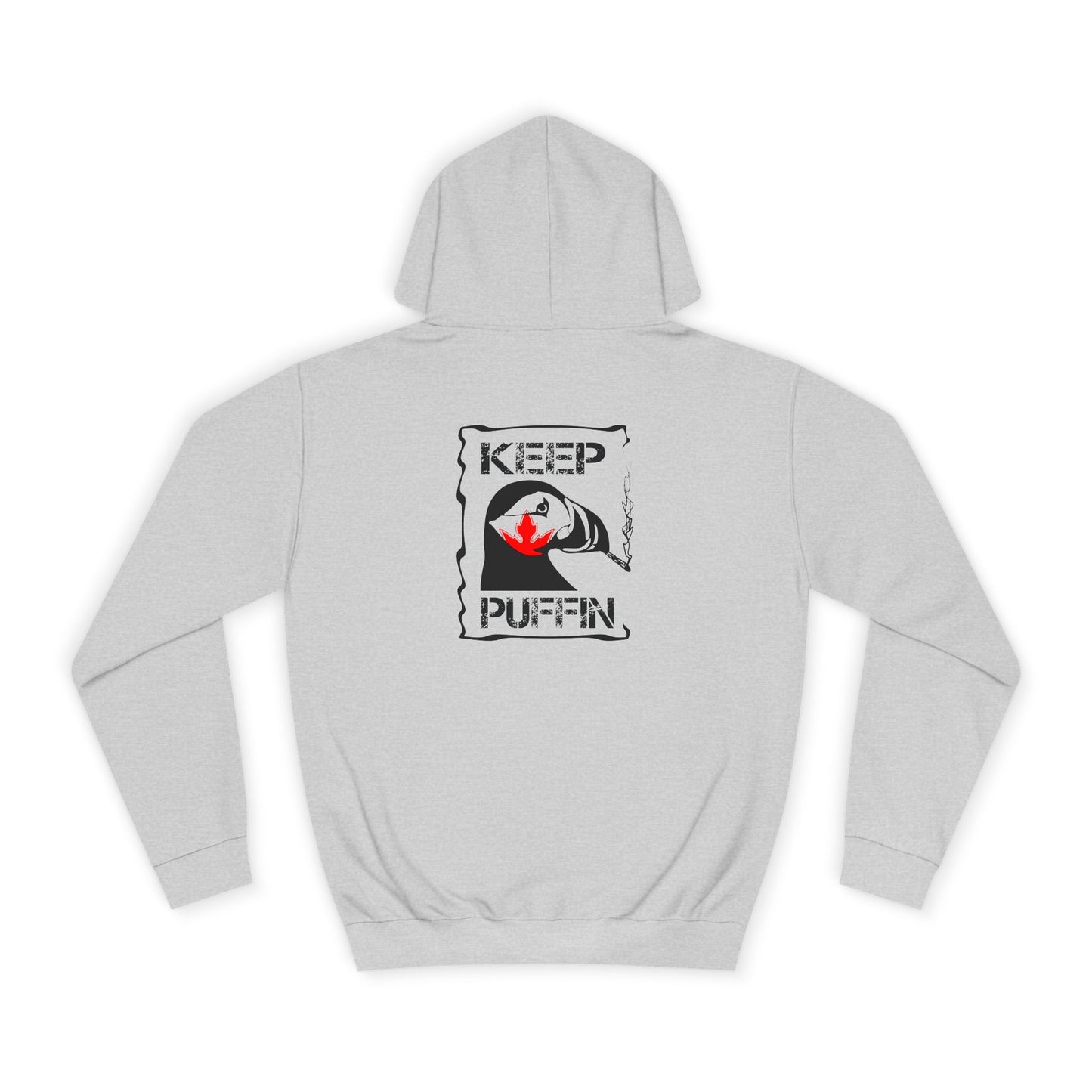 Keep Puffin Leaf Unisex College Hoodie