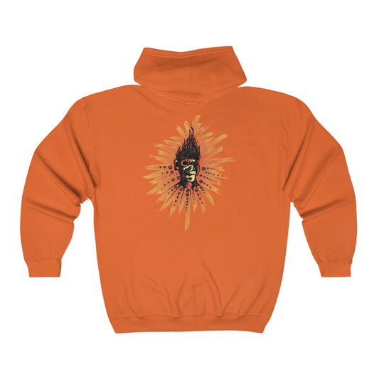 Orange Ya Feelin It....Unisex Heavy Blend™ Full Zip Hooded Sweatshirt