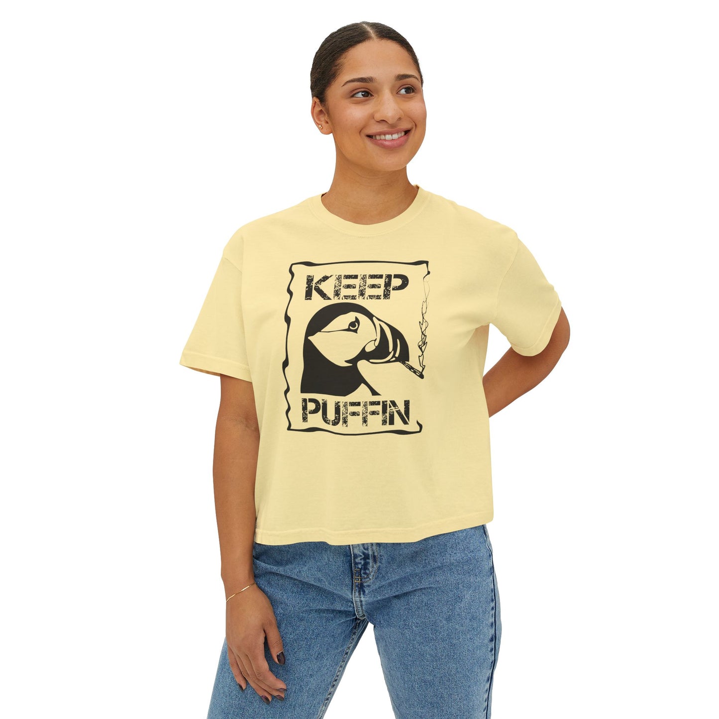 Keep Puffin Women's Boxy Tee