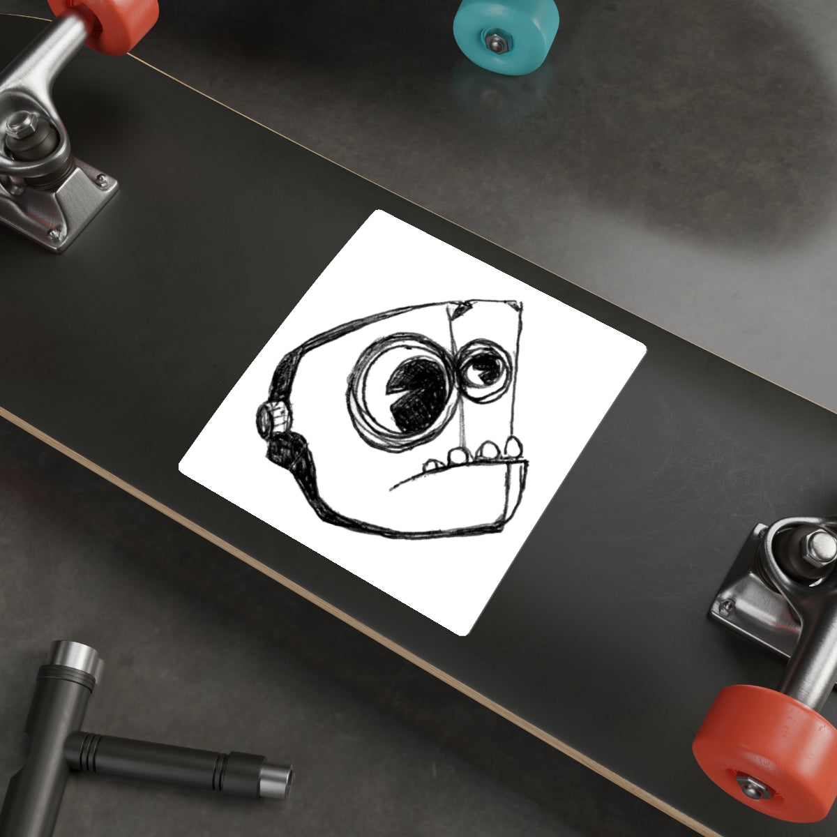 Frankenface..Die-Cut Stickers