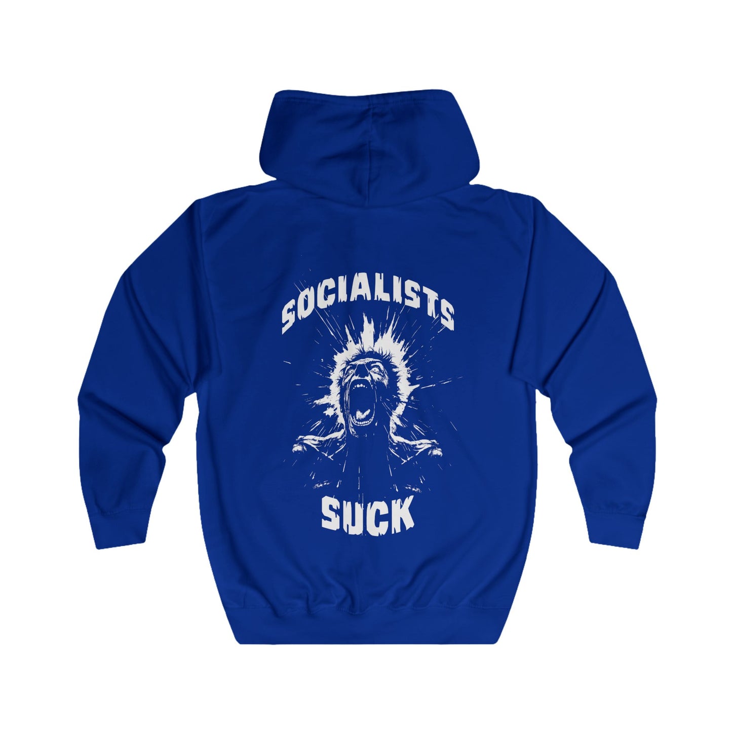 Socialists suck Unisex Full Zip Hoodie