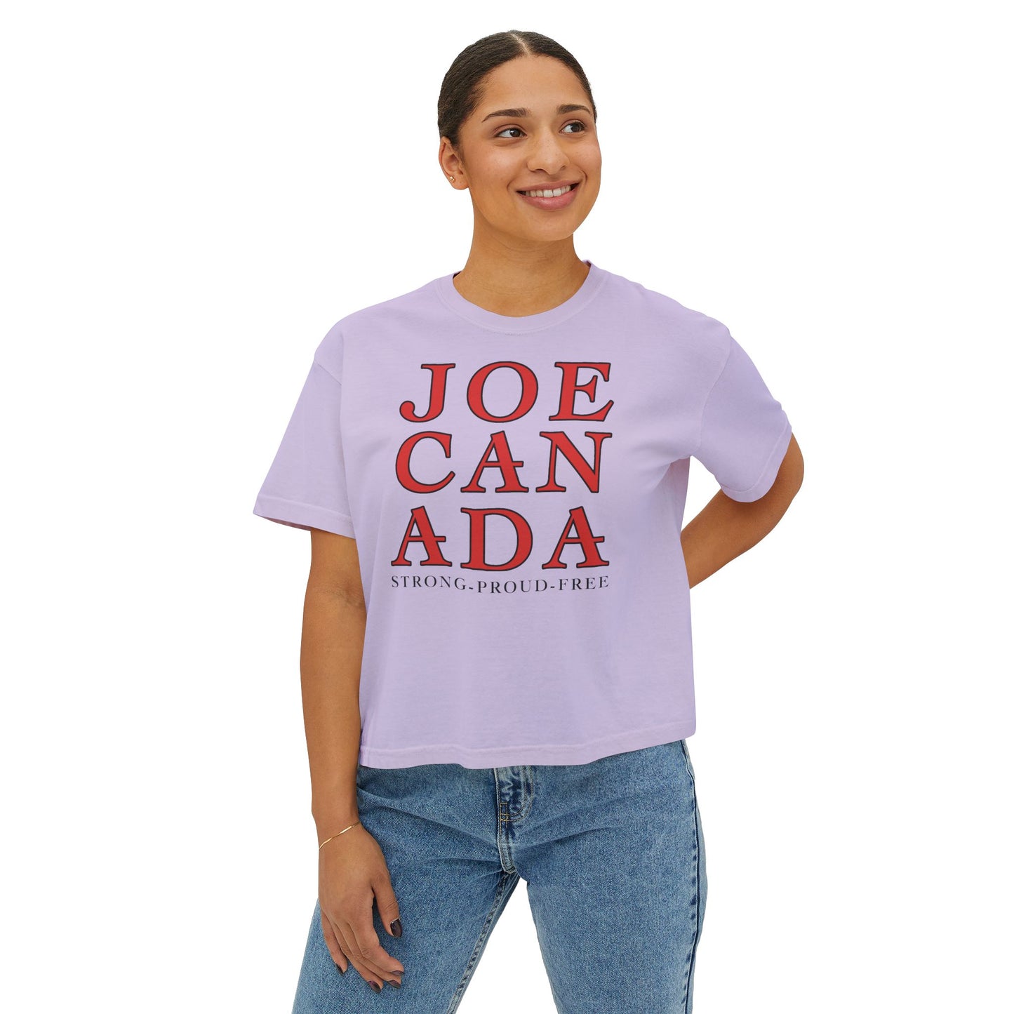 JoeCanada Strong Proud Women's Boxy Tee