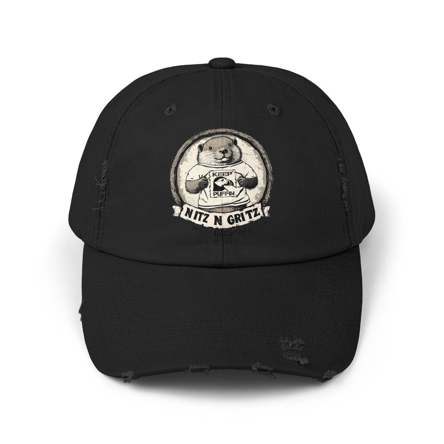 NitznGritz KP Made in Canada Unisex Distressed Cap