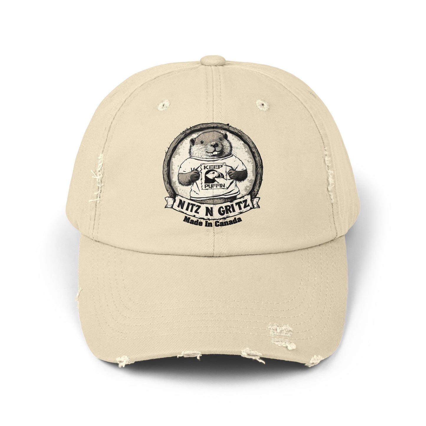 NitznGritz KP Made in Canada Unisex Distressed Cap