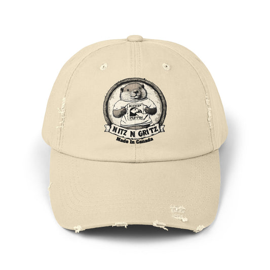 NitznGritz KP Made in Canada Unisex Distressed Cap