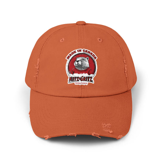 NitznGritz Made in Canada Unisex Distressed Cap