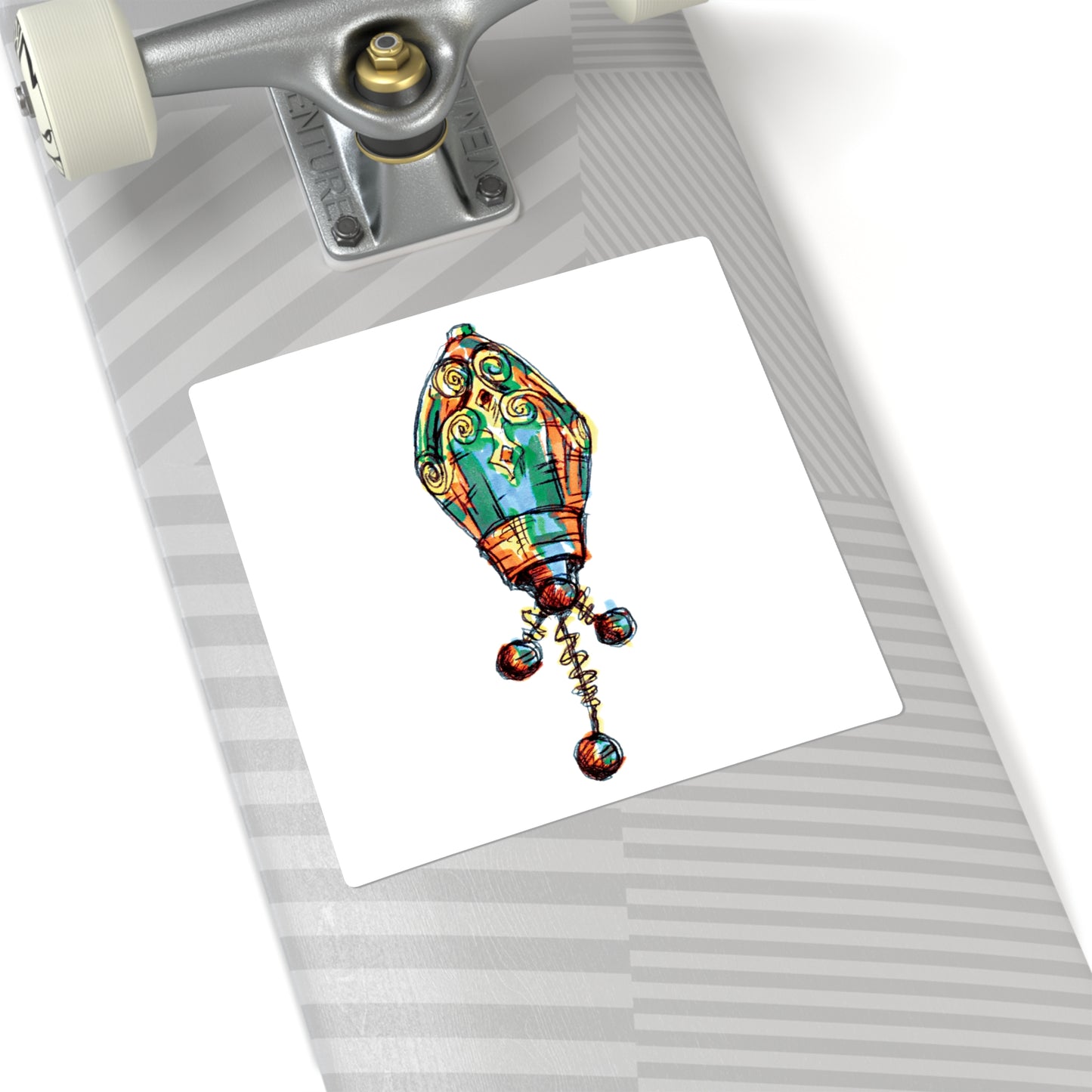 Rocket of Hopr..Square Stickers