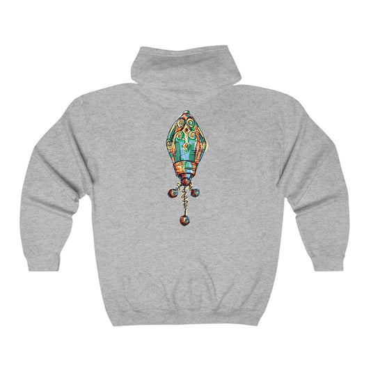 Rocket of Hope.  Unisex Heavy Blend™ Full Zip Hooded Sweatshirt
