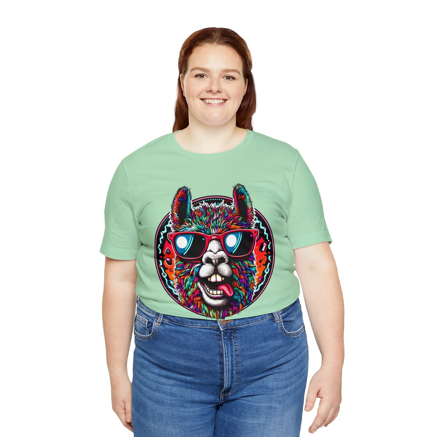 Mamma Llama..Unisex Jersey Short Sleeve Tee