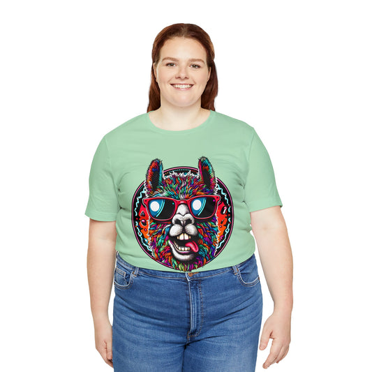 Mamma Llama..Unisex Jersey Short Sleeve Tee