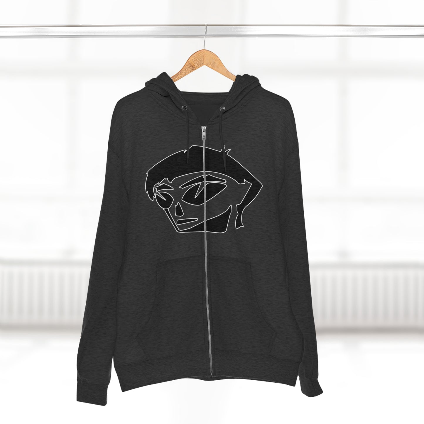 Alien Boy. Unisex Zip Hoodie
