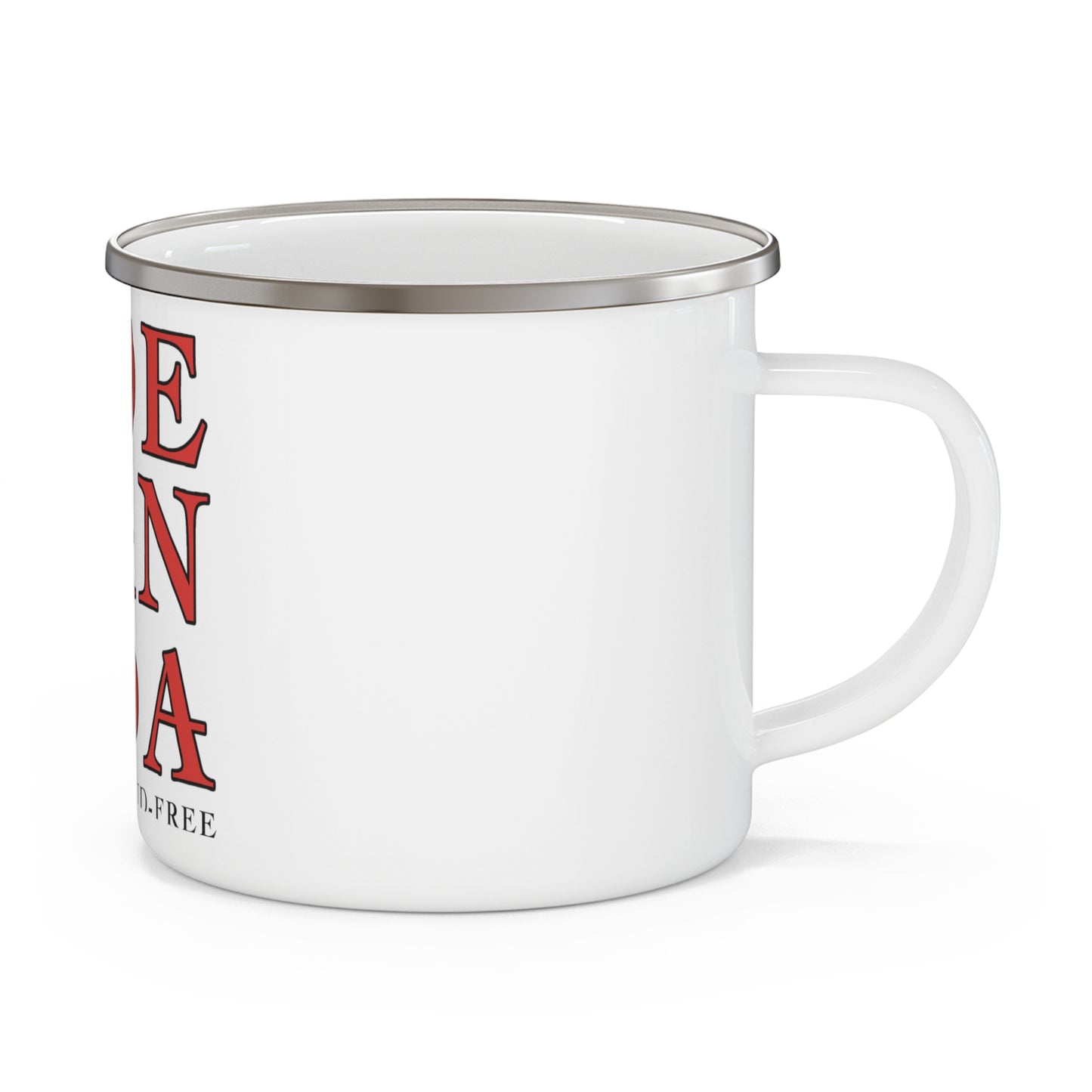 Joe Can..Strong..Enamel Camping Mug