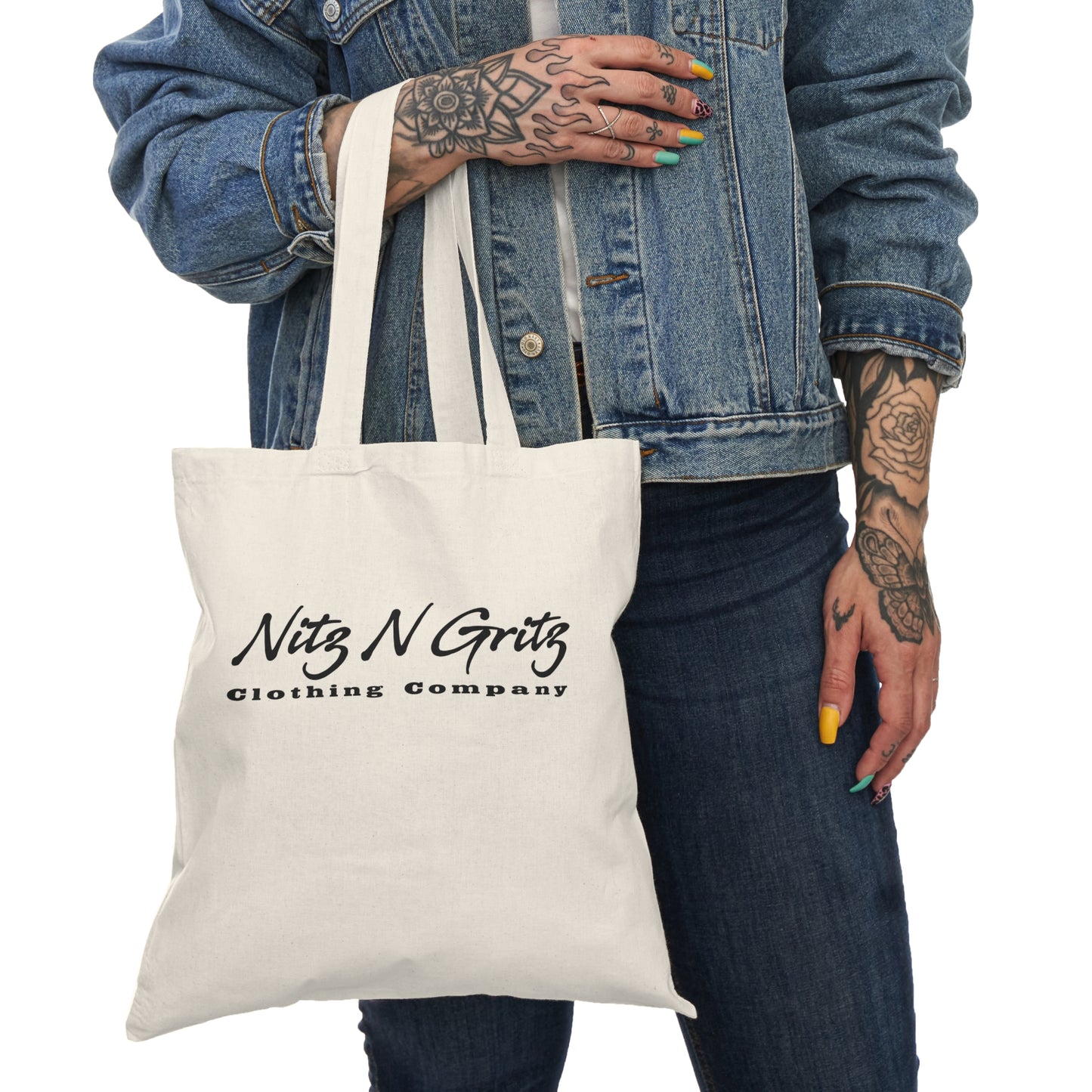 NitznGritz Clo Co.  Natural Tote Bag