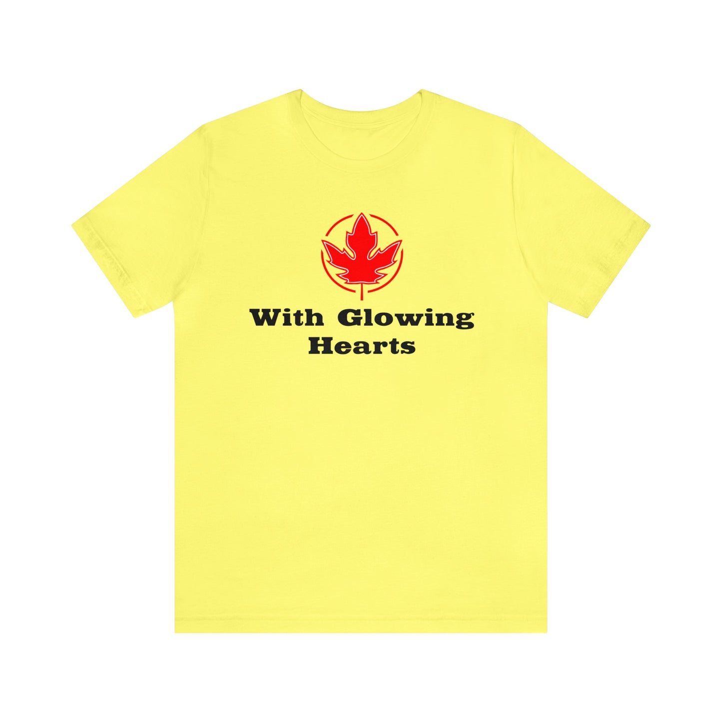 With Glowing ..Unisex Jersey Short Sleeve Tee