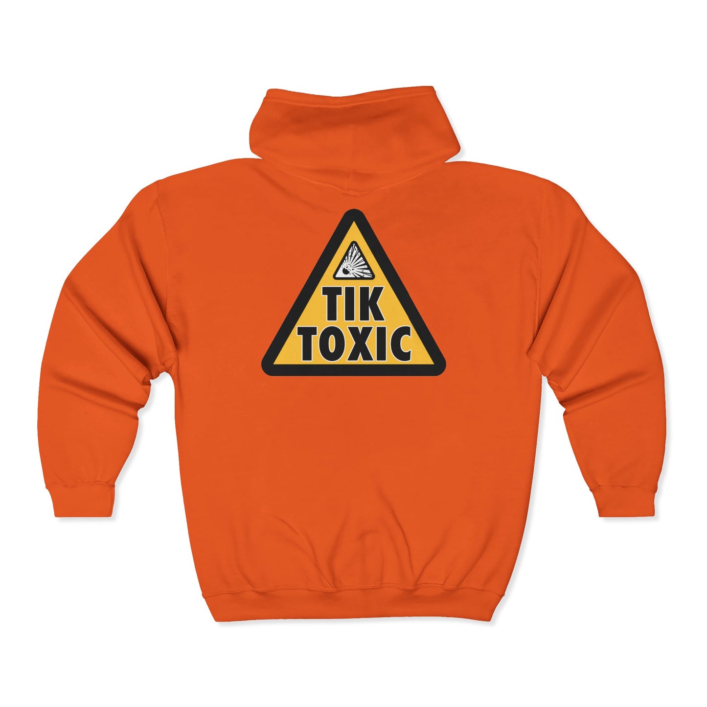 A Tik Toxic Unisex Heavy Blend™ Full Zip Hooded Sweatshirt