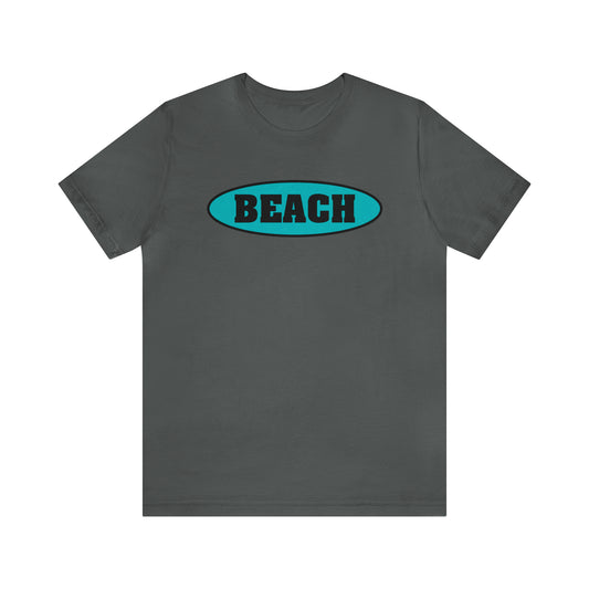BEACH..Unisex Jersey Short Sleeve Tee