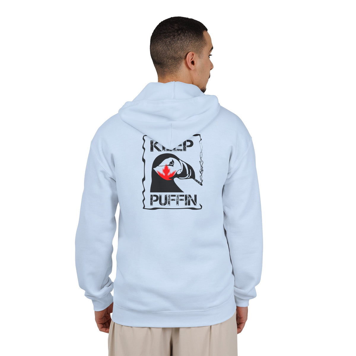 Keep Puffin leaf Unisex Heavy Blend™ Full Zip Hooded Sweatshirt