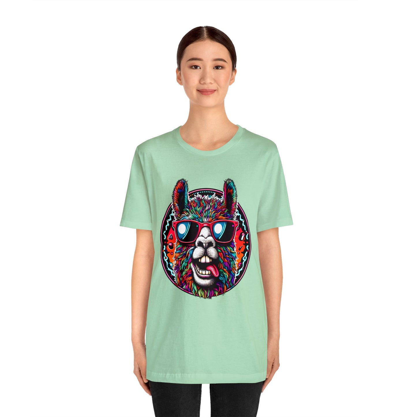 Mamma Llama..Unisex Jersey Short Sleeve Tee