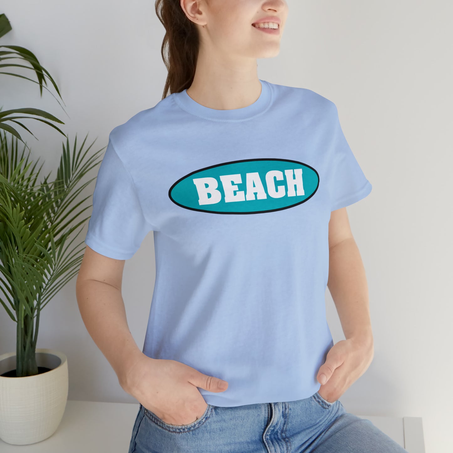 BEACH..Unisex Jersey Short Sleeve