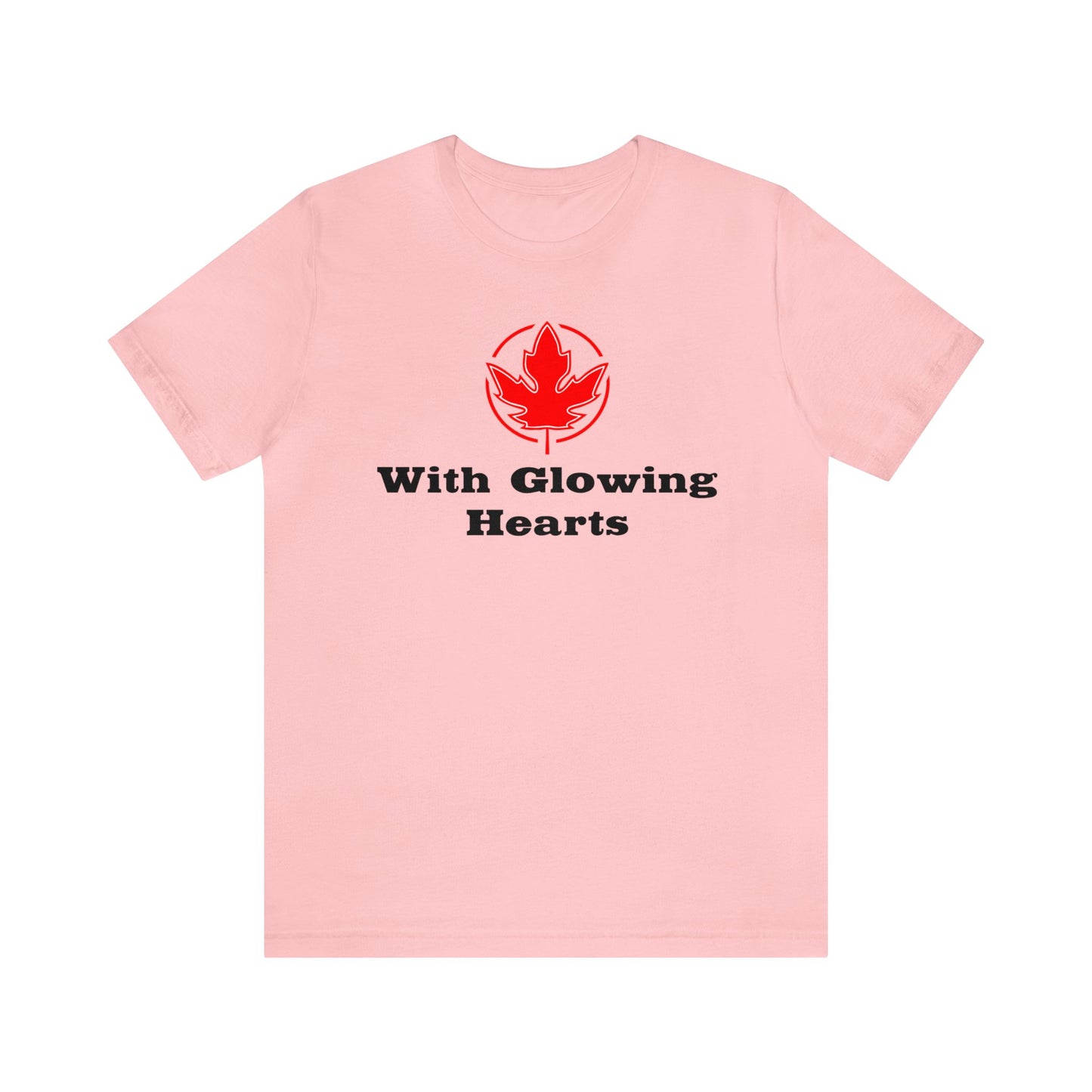 With Glowing ..Unisex Jersey Short Sleeve Tee