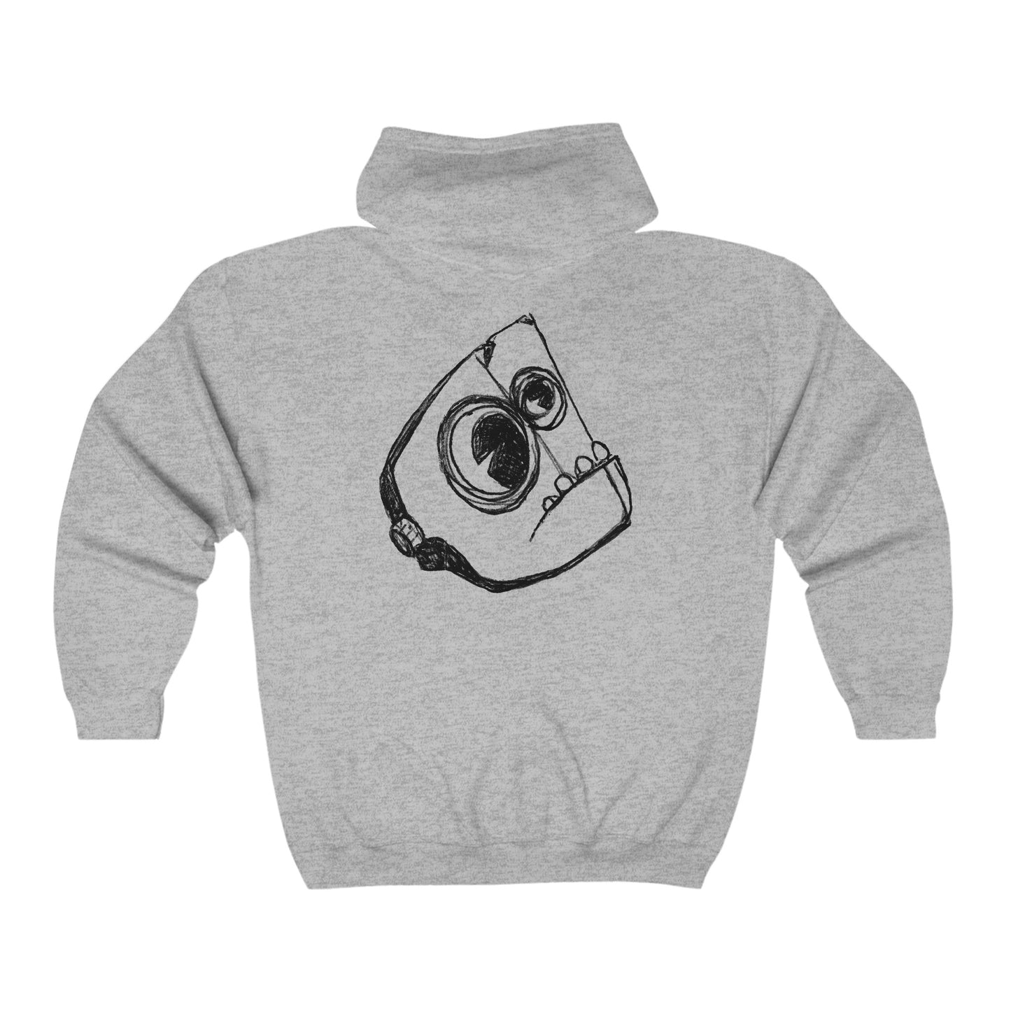 FrankenFace.  Unisex Heavy Blend™ Full Zip Hooded Sweatshirt