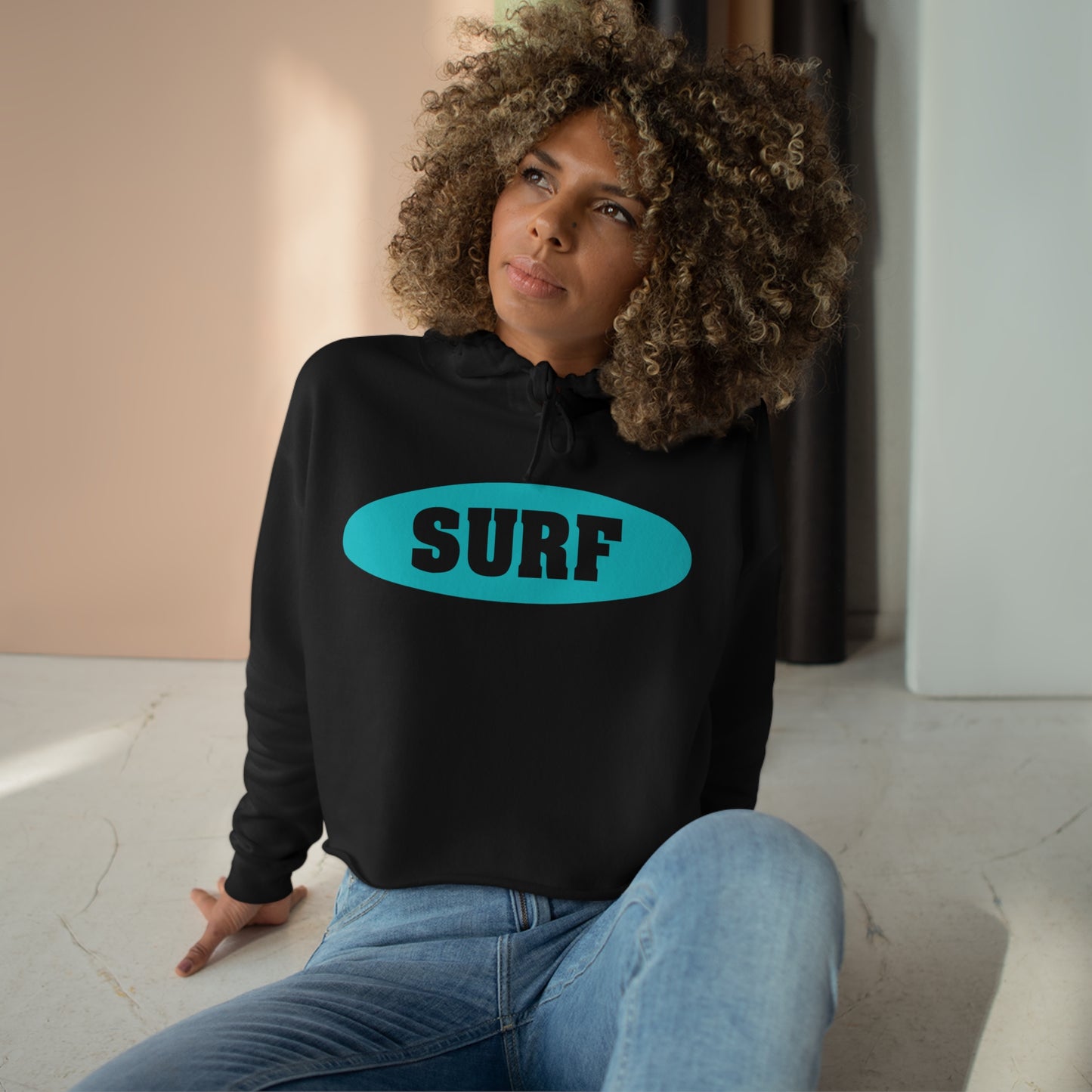 Surf..Crop Hoodie