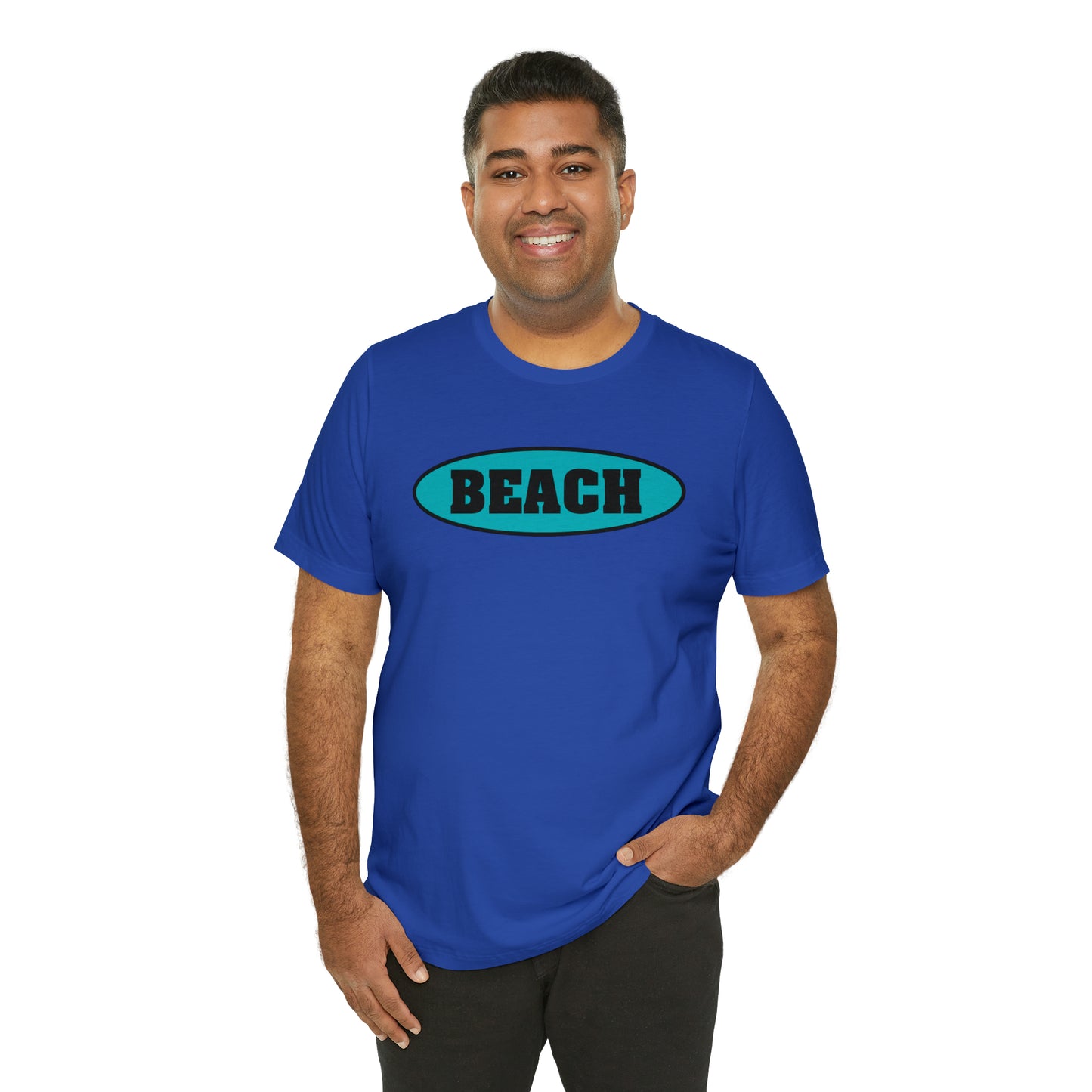 BEACH..Unisex Jersey Short Sleeve Tee