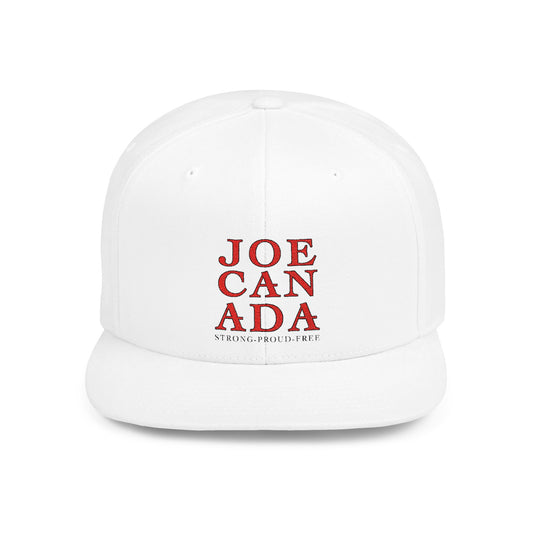 JoeCanada Strong Proud Free Flat Bill Snapback