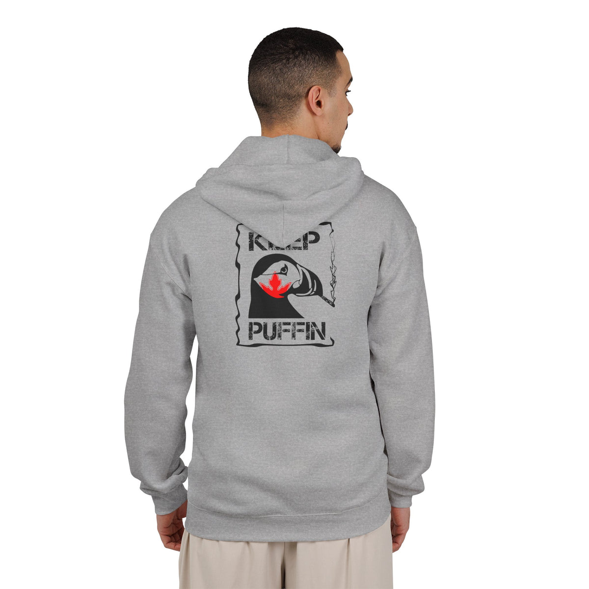 Keep Puffin leaf Unisex Heavy Blend™ Full Zip Hooded Sweatshirt