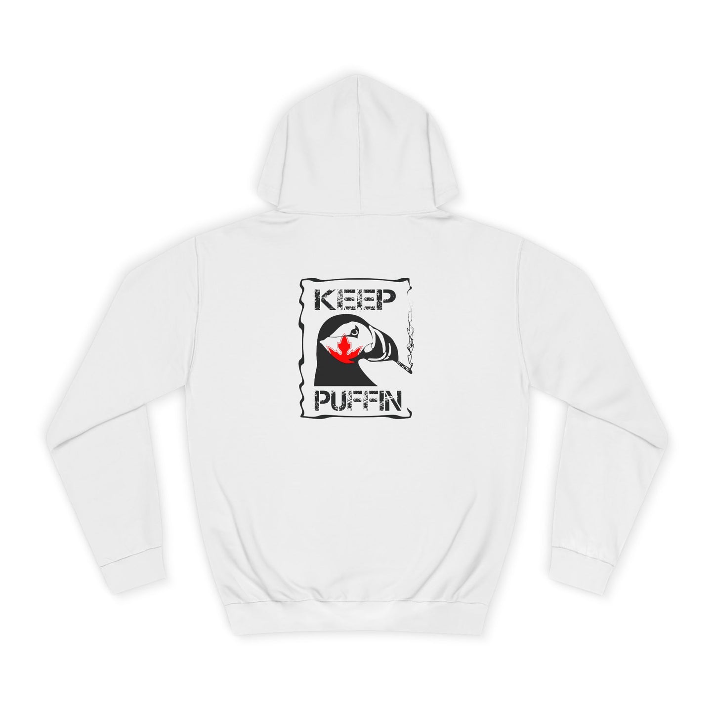 Keep Puffin Leaf Unisex College Hoodie