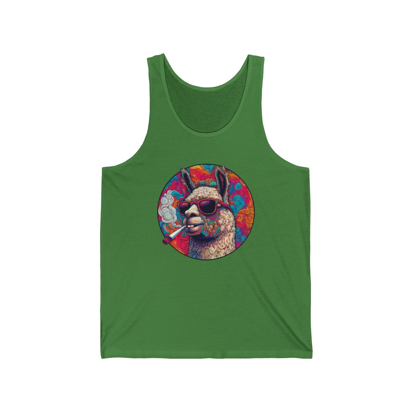 Llama So Happy Unisex Jersey Tank
