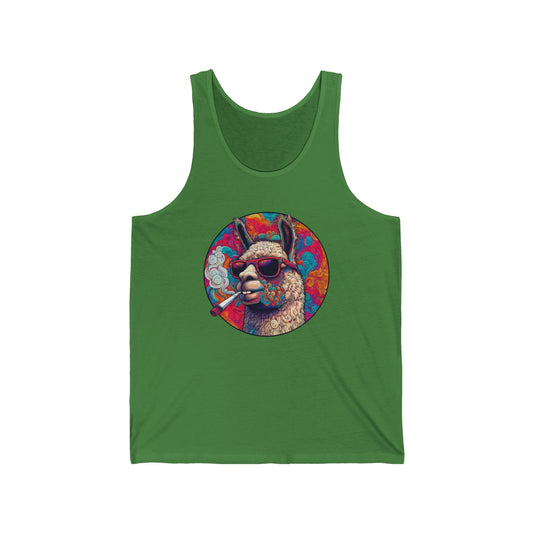 Llama So Happy Unisex Jersey Tank