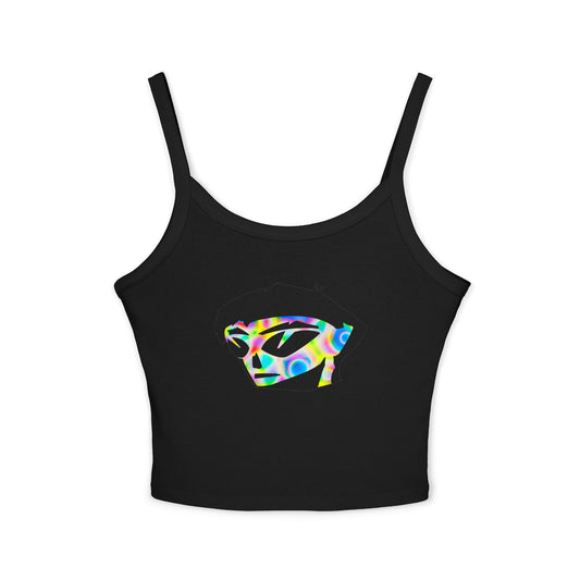 Rainbow Alien Boy Women's Spaghetti Strap Tank Top