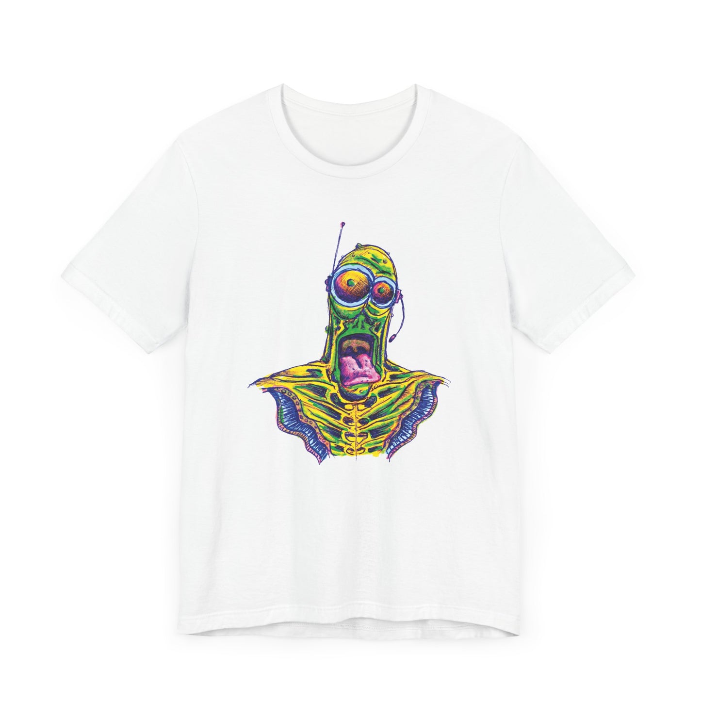 Happy Alien    Unisex Jersey Short Sleeve Tee