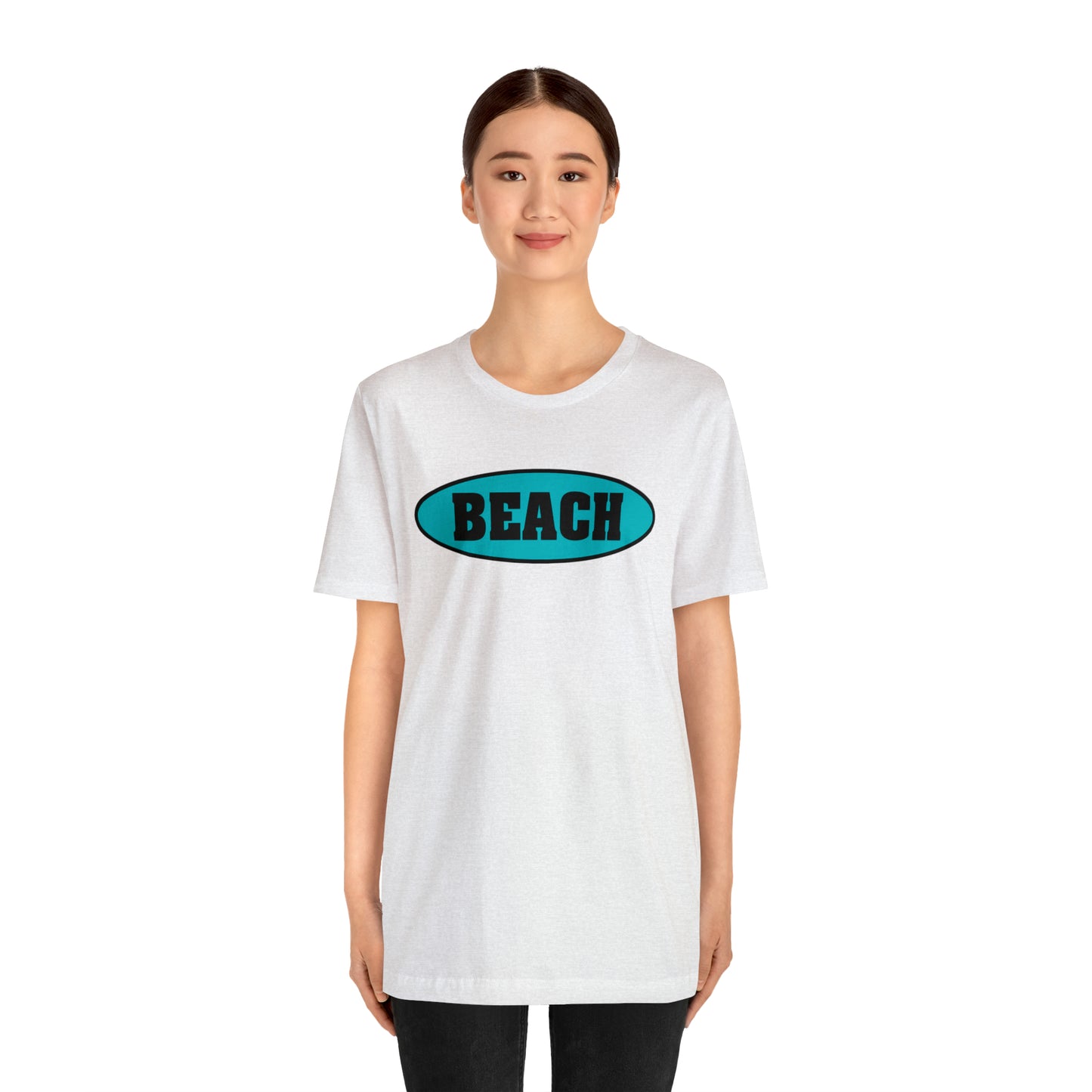 BEACH..Unisex Jersey Short Sleeve Tee