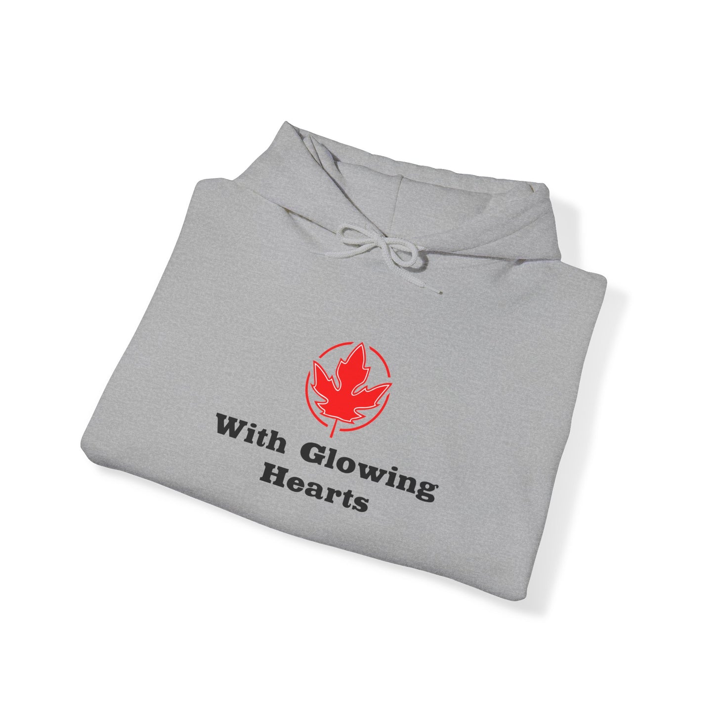 With Glowing Hearts.  Unisex Heavy Blend™ Hooded Sweatshirt