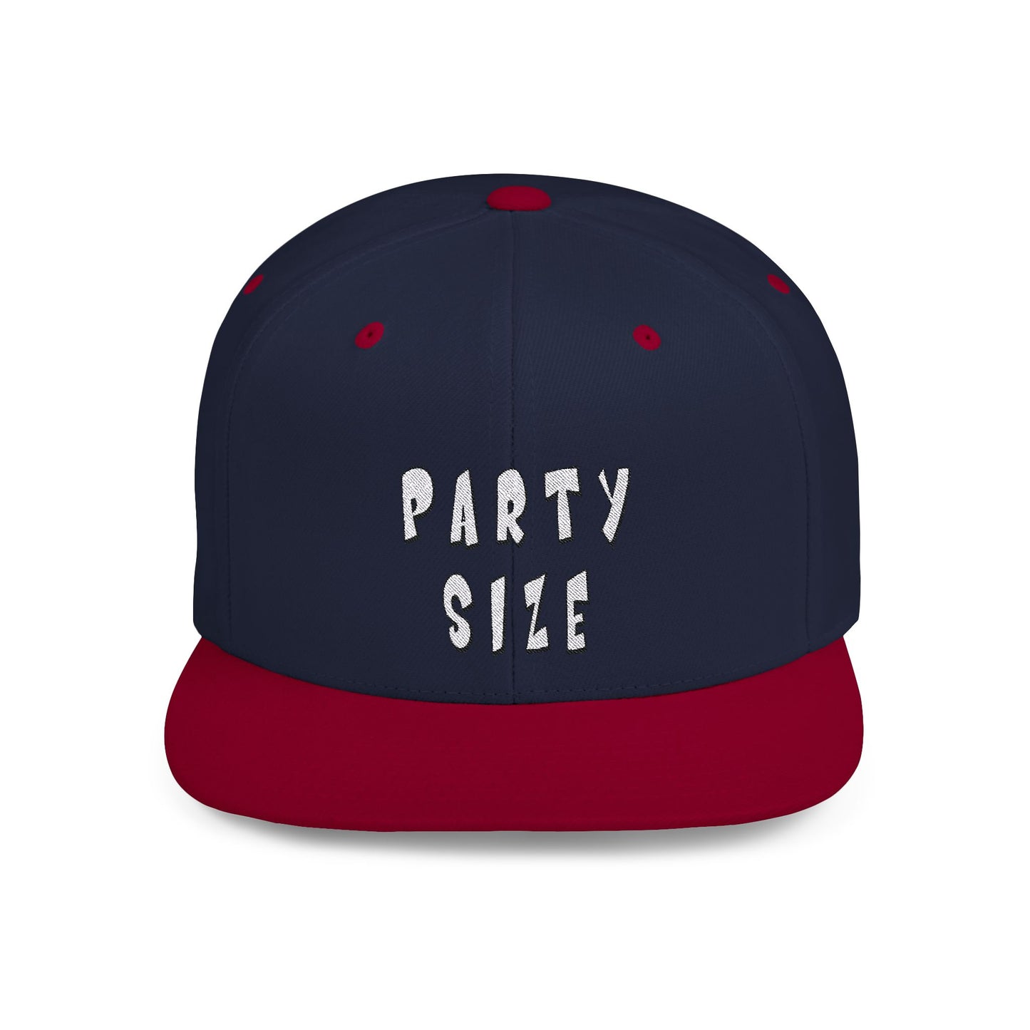 Party Size Flat Bill Snapback